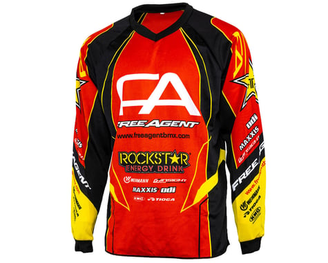 Free Agent BMX Factory Team Design BMX Jersey (L)